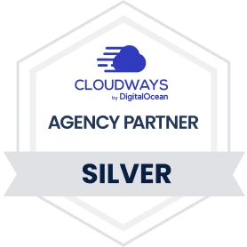 Cloudways Silver Partner badge