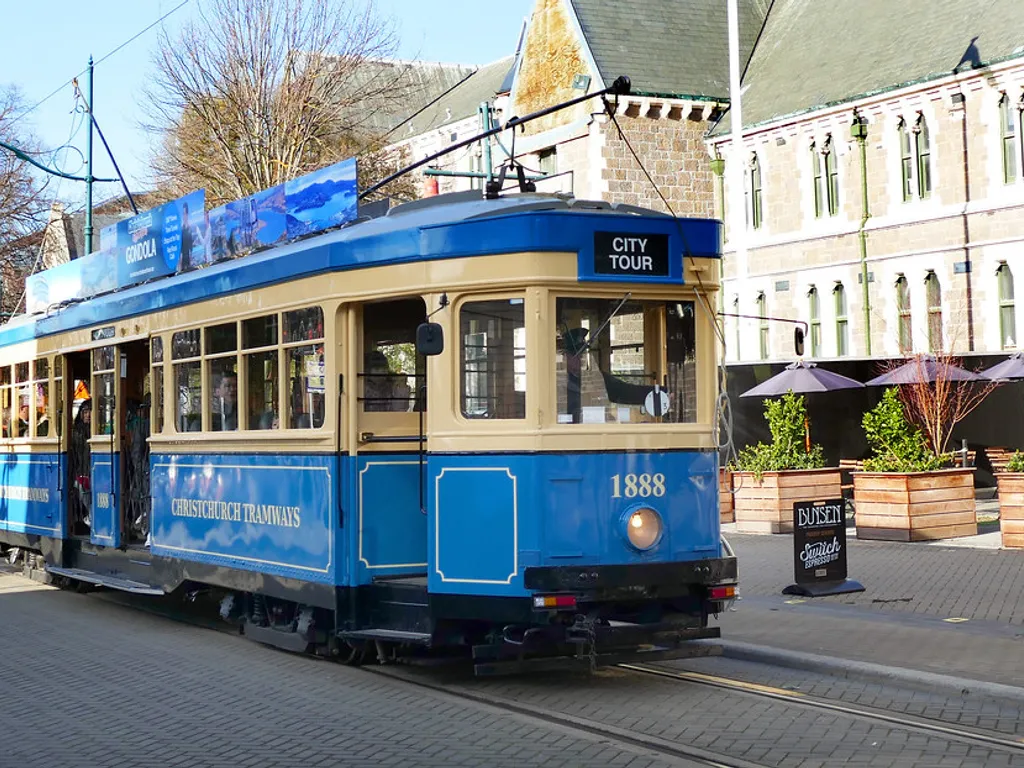 Christchurch tram 1888 on the city loop