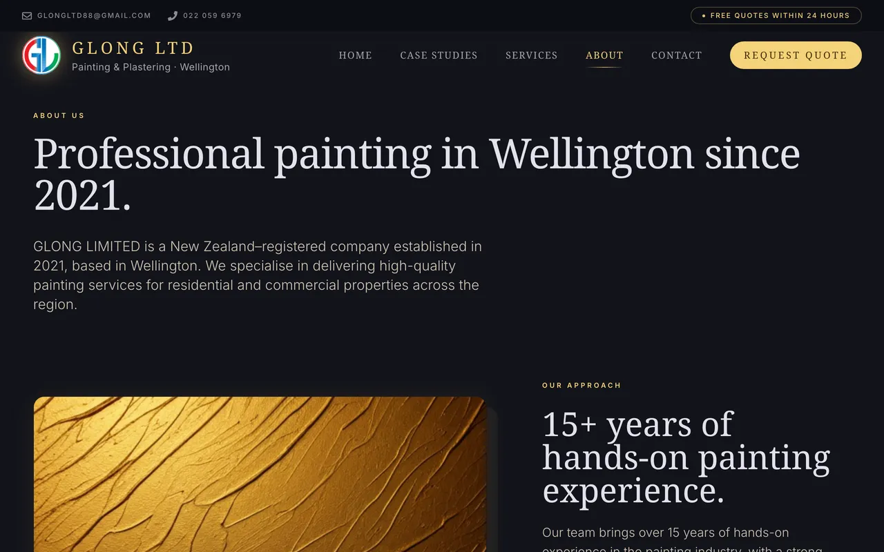 GLong Ltd about page